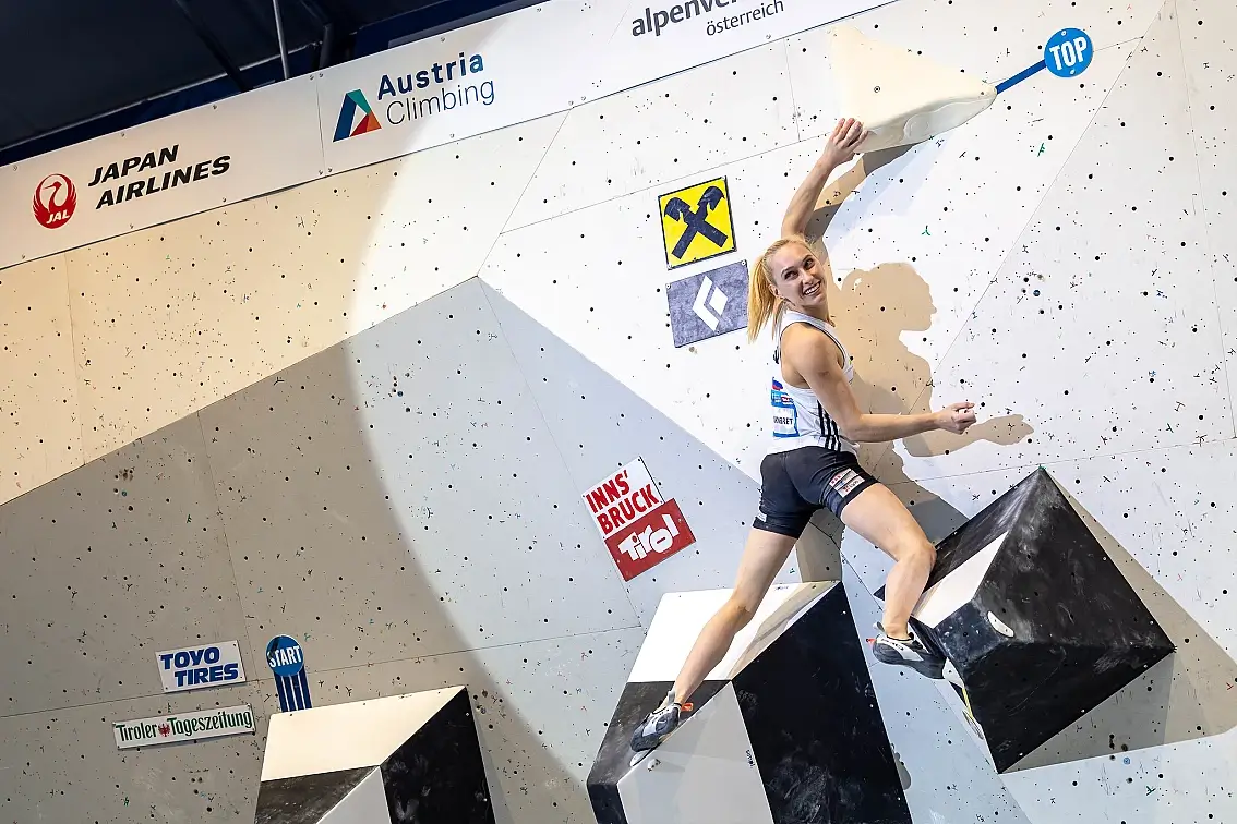 JANJA GARNBRET AND SORATO ANRAKU WIN IFSC WORLD CUP IN INNSBRUCK